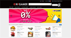 Desktop Screenshot of on9gamer.com